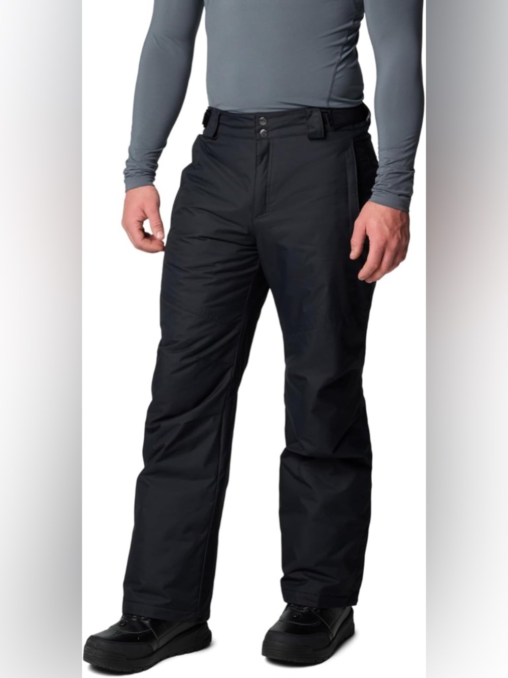Columbia Bugaboo V‎ Snow Pants Mens M Long Black Omni Tech Ski Brand New